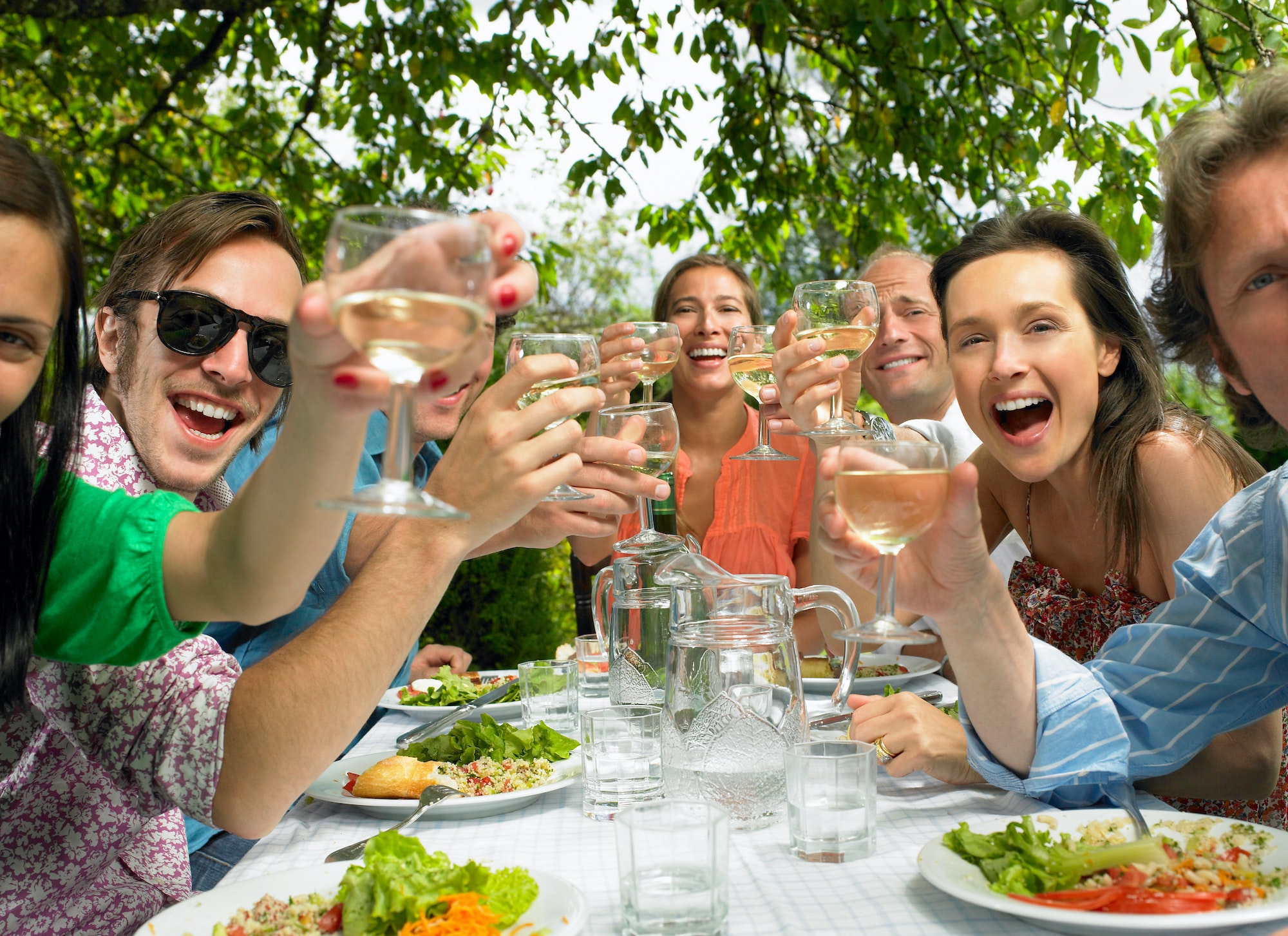 Lunch in the garden